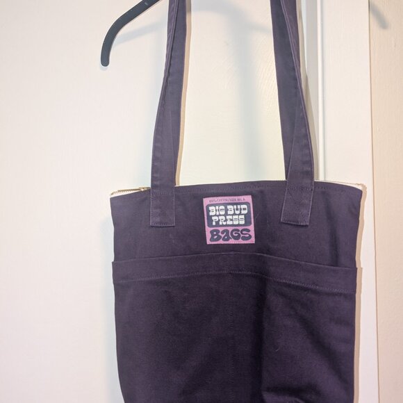 Big Bud Press Dark Purple Tote Bag - Picture 1 of 3